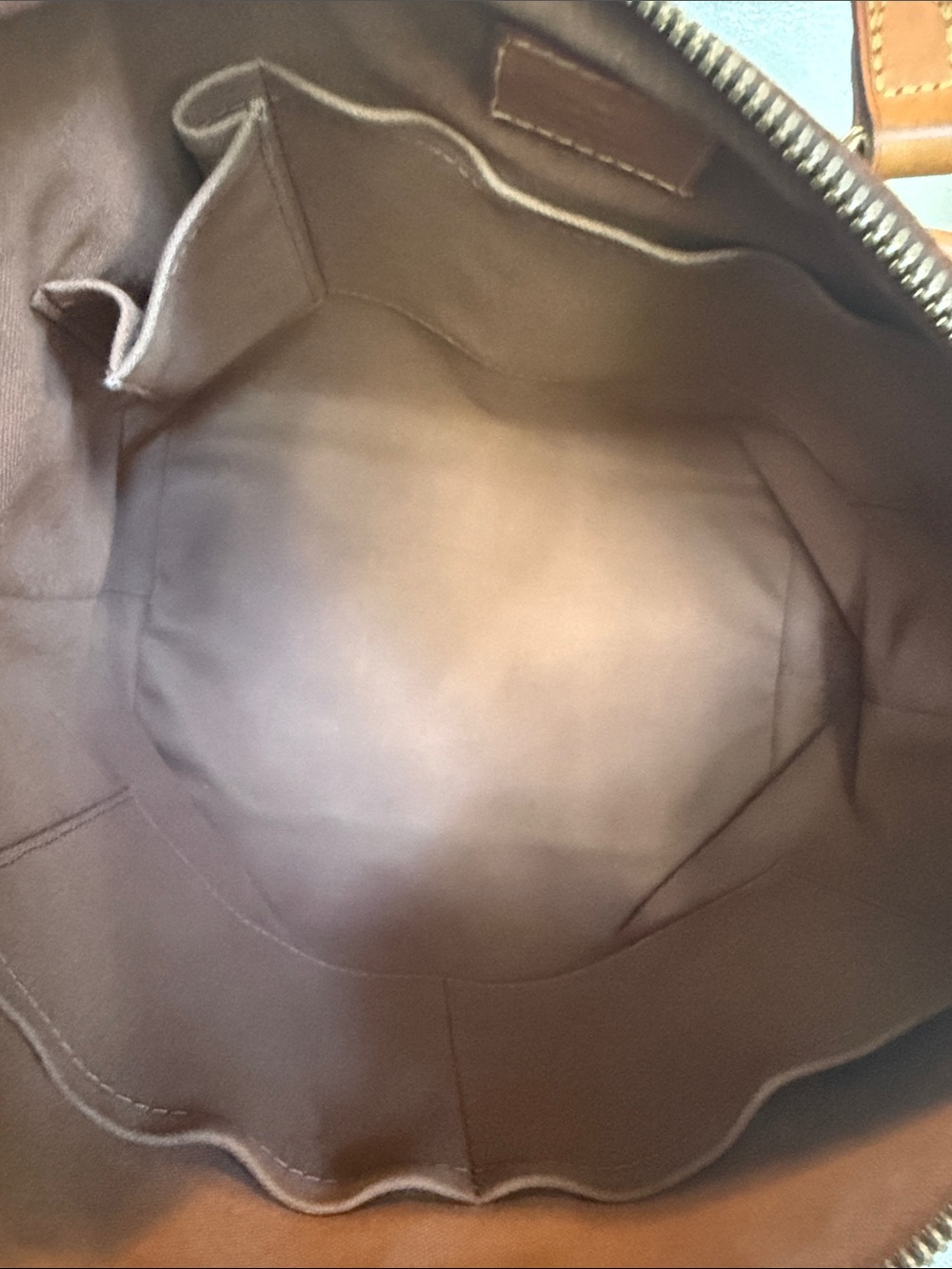 Louis Vuitton Brown Monogram Palermo PM Canvas Tote Bag - Picture 4 of 9